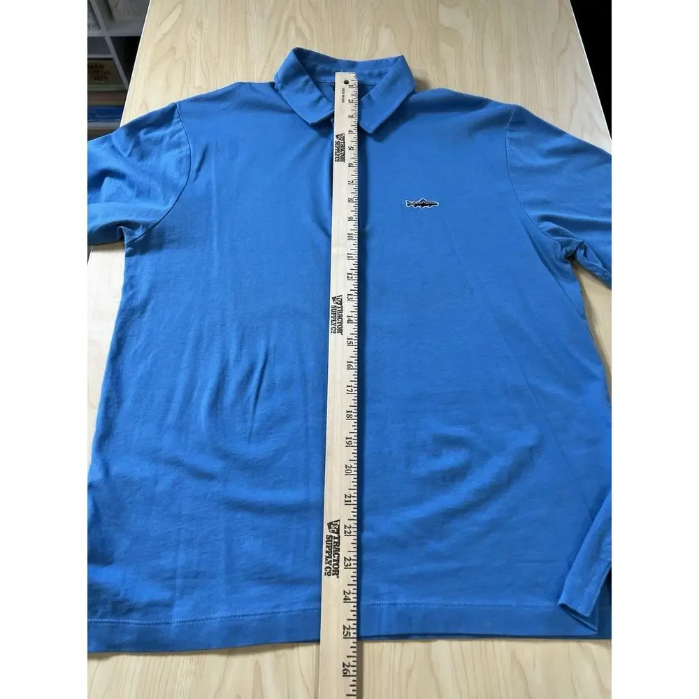 Patagonia Fish Logo Polo/Golf Shirt Size XS Casual Organic Cotton